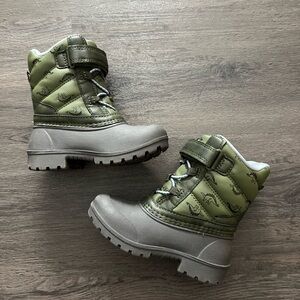 Carter's Green and Gray Kids Boots